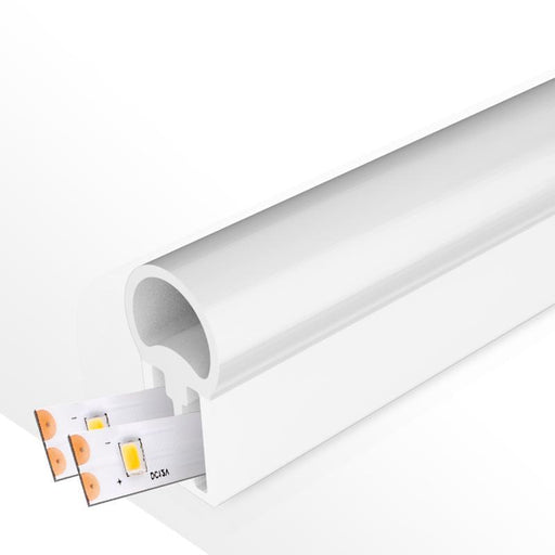 Profil flexibil Arc din silicon pentru banda LED, accesorii incluse - ledia.roProfile Silicon