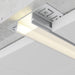 Profil LED arhitectural incastrabil Bird, aluminiu, 14 x 61mm, 2 m - ledia.roProfile arhitecturale