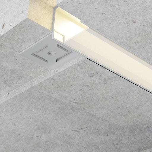 Profil LED arhitectural incastrabil Gilg, aluminiu, 10.9 x 35.5 mm, 2 m - ledia.roProfile arhitecturale