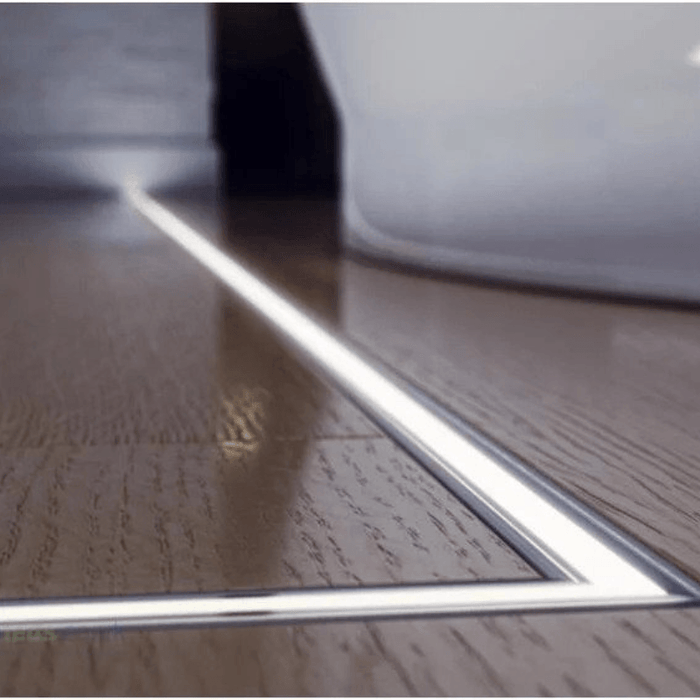 Profil LED de pardoseala Ufeg, aluminiu, 25.8 x 21.3 mm - 2 metri - ledia.roProfile de pardoseala