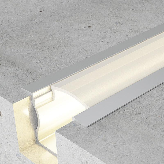 Profil LED incastrat din aluminiu, 14 x 24 mm, lungime 2 m - ledia.roProfile incastrate