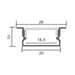 profil led incastrat, profil incastrat banda led, profile aluminiu incastrate, profil aluminiu 10x26 mm, profile incastrate, profil aluminiu incastrat, profil banda led, profil din aluminiu incastrat, profile de aluminiu Dedeman, profil aluminiu montaj incastrat, ledia.ro