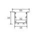 profil led incastrat, profil incastrat banda led, profile aluminiu incastrate, profil aluminiu 35x50 mm, profile incastrate, profil aluminiu incastrat, profil banda led, profil din aluminiu incastrat, profile de aluminiu Dedeman, profil aluminiu montaj incastrat, ledia.ro