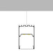 Profil LED Pery, montaj aparent sau suspendat, 75 x 50, 2 metri - ledia.roProfile suspendate