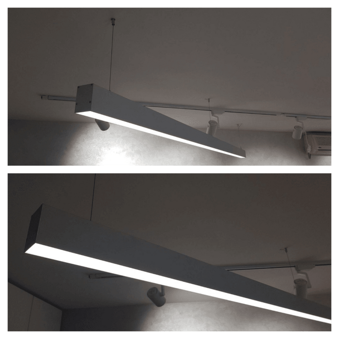 Profil LED suspendat ALL, aluminiu, 40 x 70 mm, 2 metri - ledia.roProfile suspendate