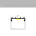 Profil LED suspendat Cubik, din aluminiu, 23 x 26 mm, 2 metri - ledia.roProfile suspendate