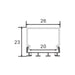 profil aluminiu suspendat, profile suspendate, profile led suspendate, profil banda led suspendat, profil aluminiu dedeman, profil din aluminiu 23x26mm, ledia.ro