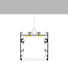 Profil LED suspendat Fate, din aluminiu, 35 x 35 mm, 2 metri, alb - ledia.roProfile suspendate