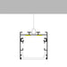 Profil LED suspendat Fate, din aluminiu, 35 x 35 mm, 2 metri - ledia.roProfile suspendate