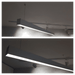 Profil LED suspendat Sixe, aluminiu, 32 x 50 mm, 2 metri, negru - ledia.roProfile suspendate