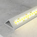 Profil LED triunghiular din aluminiu, 16 x 11 mm, 2 m - ledia.roProfile de colt