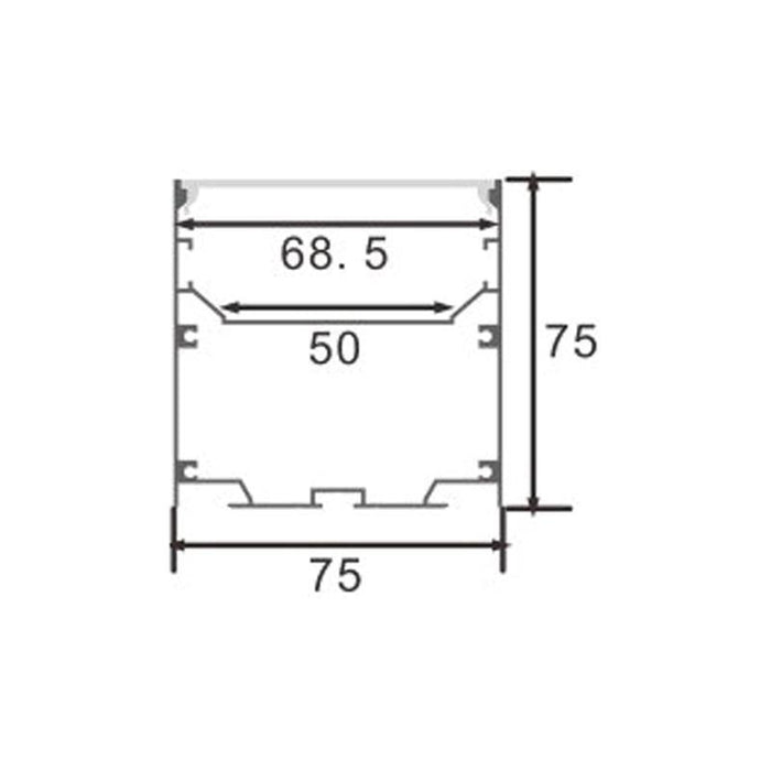 profil led suspendat, profil aluminiu, profil banda led, profile aluminiu suspendate, profil aluminiu 75x75 mm, profile suspendate, profil aluminiu suspendat, profil banda led, profil din aluminiu suspendat, profile de aluminiu Dedeman