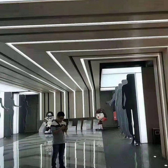 Profil LED de 2 metri pentru iluminat arhitectural liniar
