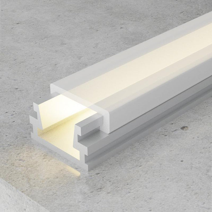 Profil Slim din aluminiu pentru banda LED, 7,5 x 12mm, 2 metri - ledia.roProfile de suprafata
