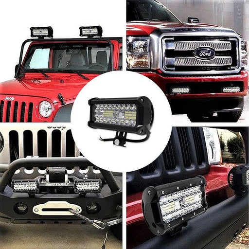 set proiectoare auto, proiector auto off road 120w, proiectoare auto SUV, proiector led auto 120w, led bar auto, ledia.ro