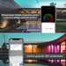 Proiector LED RGB Novostella, proiector cu control vocal, proiector control Alexa, proiector rgb smart exterior Proiector Smart LED RGB, proiecor controlabil prin WiFi și asistență vocală, proiector smart wifi