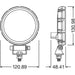 proiector auto Osram, proiector  FX120R-WD, proiector marsarier, proiector offroad, proiector masini teren, proiector auto 15w, ledia.ro