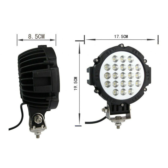 proiector auto rotund, proiector led auto 63w, proiectoare auto spot beam, proiectoare off road, proiector offroad 12v-24v, proiectoare led camion, proiectoare suv, proiector auto 4410lm, ledia.ro