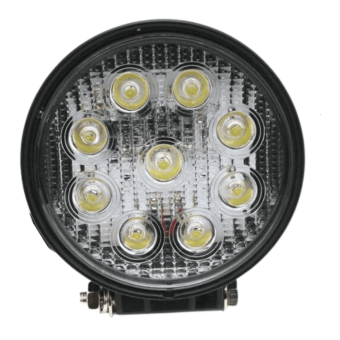 proiector offroad rotund, proiector auto 27w, proiectoare led camion, proiectoare suv, proiectoare auto, proiectoare masini teren, proiector auto rotund, proiector auto flood beam, ledia.ro
