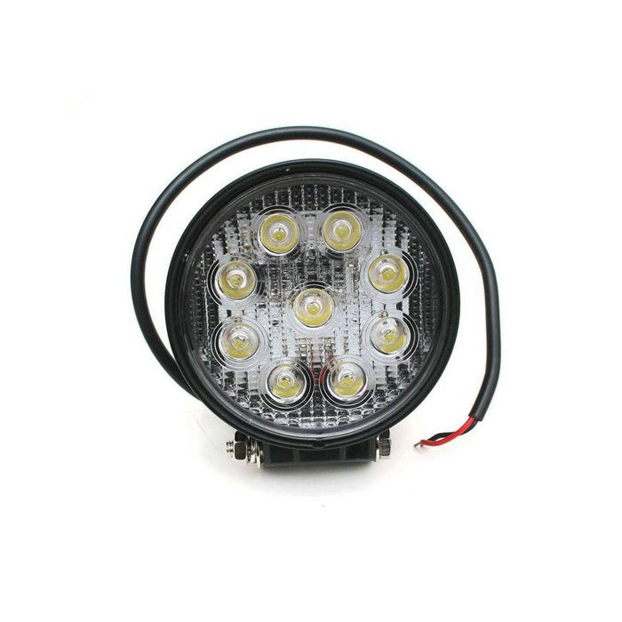 proiector offroad rotund, proiector auto 27w, proiectoare led camion, proiectoare suv, proiectoare auto, proiectoare masini teren, proiector auto rotund, proiector auto flood beam, ledia.ro
