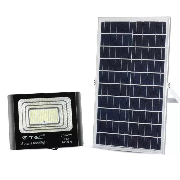 Proiector cu panou solar si telecomanda 35W 6000K IP65 - ledia.roProiectoare cu Panou Solar
