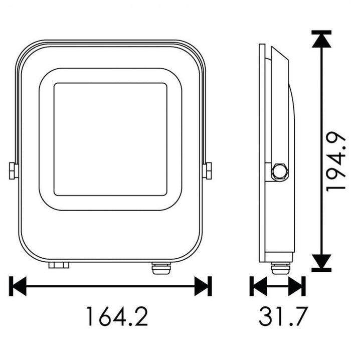 proiector cu telecomanda, proiector cu senzor si telecomanda, proiector exterior 30w, proiector lumina rece, proiector IP65, proiector cu telecomanda exterior, proiector lumina rece-ledia.ro