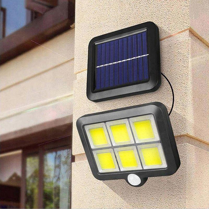 proiector solar cu senzor prezenta, proiector led incarcare solara, proiector led solar cu senzor, proiector led solar, proiector cu leduri, proiector solar cu led 4W, proiector cu senzor prezenta, ledia.ro