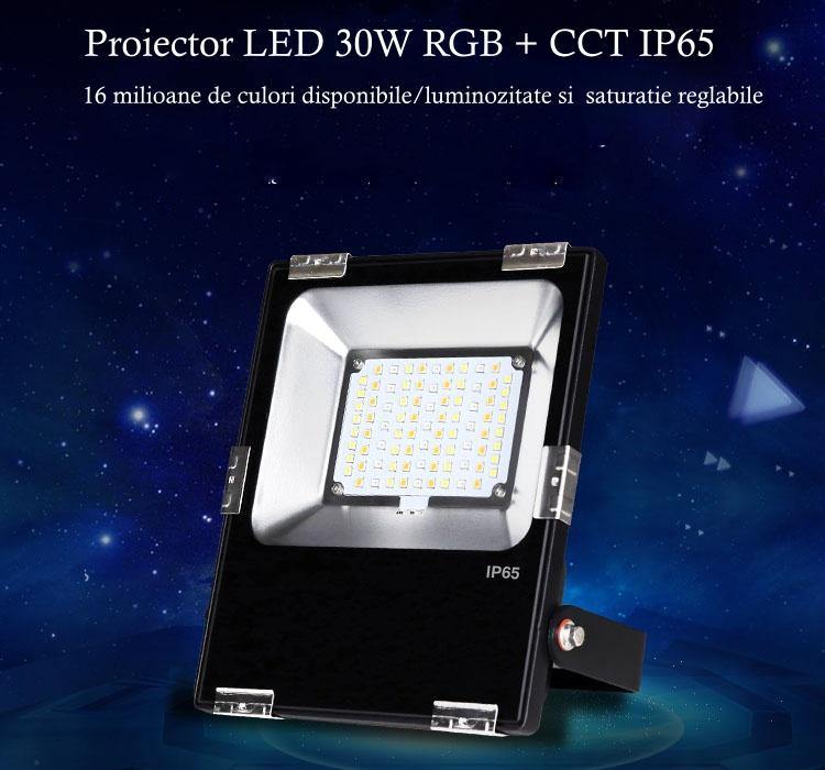 Proiector LED 30W RGB + CCT FUTT03, IP65 - ledia.roProiectoare LED