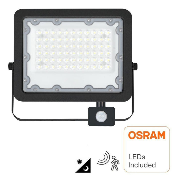 Proiector LED 50W New Avant chip Osram, cu senzor de miscare, 4000K - ledia.roProiectoare 230V