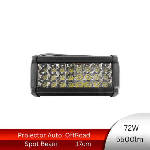 led bar auto 72w, bara led auto, proiector led auto spot beam, proiectoare auto 17cm, proiectoare off road, proiectoare led off road, proiector led auto offroad, proiector led 12v auto, proiector led 24v camion, proiectoare led camion, bara led off road, led bara auto, proiectoare suv, proiector 12v auto
