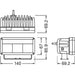 Proiector Led Auto Osram MX140-SP 30W 12/24V, 2000 lm, Spot - ledia.roProiector Auto