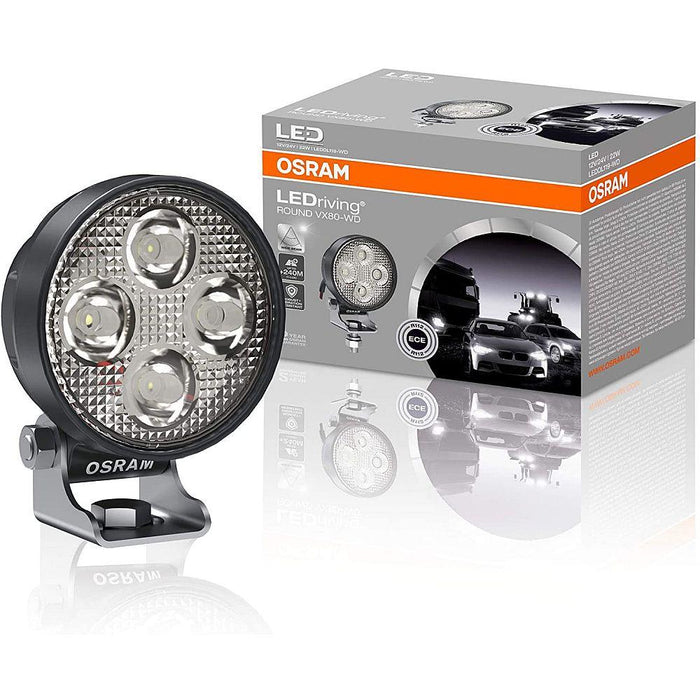 proiector auto Osram, proiector VX80-WD, proiector auto rotund, proiector offroad, proiector masini teren, proiector auto 22w , ledia.ro