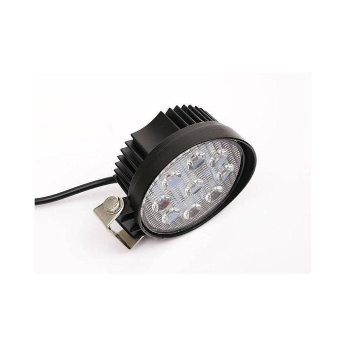 proiector offroad rotund, proiector auto 27w, proiectoare led camion, proiectoare suv, proiectoare auto, proiectoare masini teren, proiector auto rotund, proiector auto flood beam, ledia.ro
