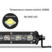 LED bar 144W, LED light bar, lumini LED bar, bare LED pentru mașini, bare luminoase LED, bara led cu doua faze, bara led 128cm,  ledia.ro