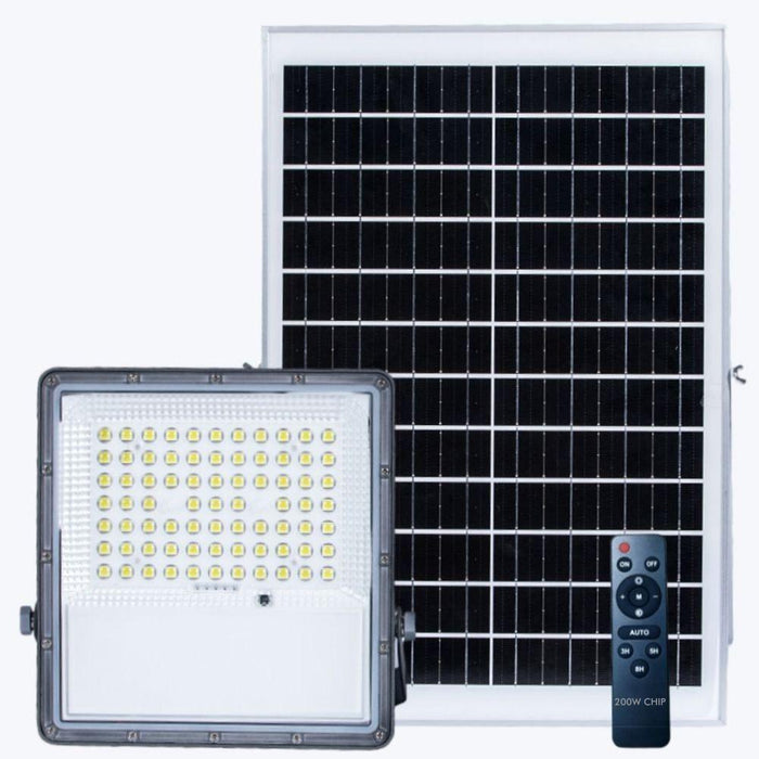 proiector incarcare solara, proiector solar cu telecomanda, proiector cu panou solar 200W, proiector solar cu senzor, proiector incarcare solara, proiectoare solare, ledia.ro