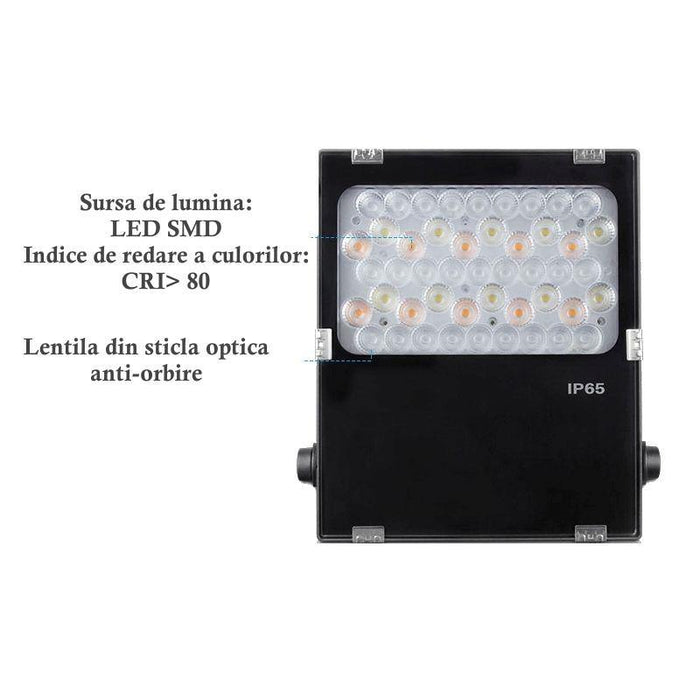 Proiector LED RGB+CCT 100W/240V FUTC07 Mi-Light - ledia.roProiectoare LED