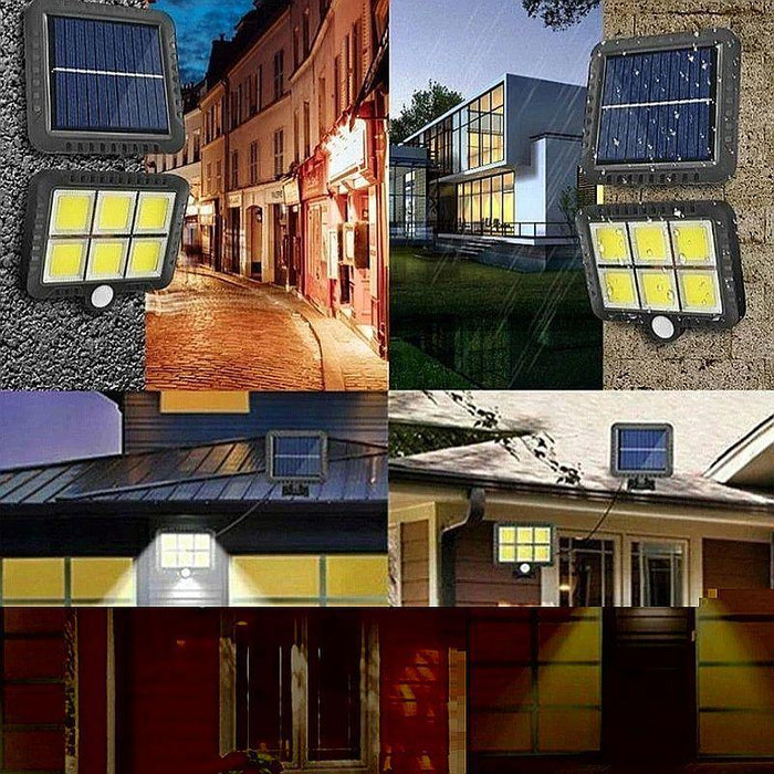 proiector solar cu senzor prezenta, proiector led incarcare solara, proiector led solar cu senzor, proiector led solar, proiector cu leduri, proiector solar cu led 4W, proiector cu senzor prezenta, ledia.ro