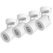 Set 4 Spoturi LED aplicate GU10, orientabile, 800 mm, alb - ledia.roSpoturi aplicate