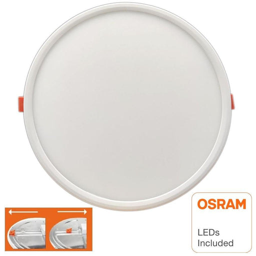 Spot LED Slim rotund incastrabil 20W chip Osram, diametru montaj ajustabil - ledia.roSpoturi rotunde