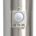 Stalp iluminat ornamental cu senzor, Manila, 65cm, 230V E27, argintiu - ledia.roStalpi