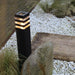 Stalp iluminat ornamental, Malibu, 80 cm, E27/230V, IP54, negru - ledia.roStalpi