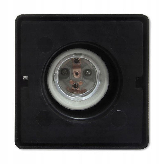 Stalp LED iluminat exterior Panama, 50cm E27/15W, IP44, negru - ledia.roStalpi