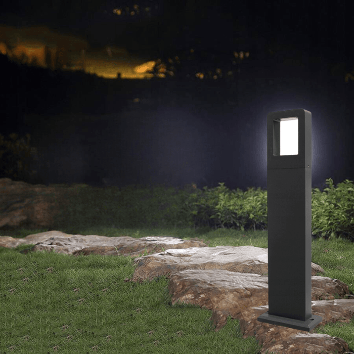 Stalp LED iluminat ornamental Malta, 50cm, 6W/230V IP54, negru - ledia.roStalpi