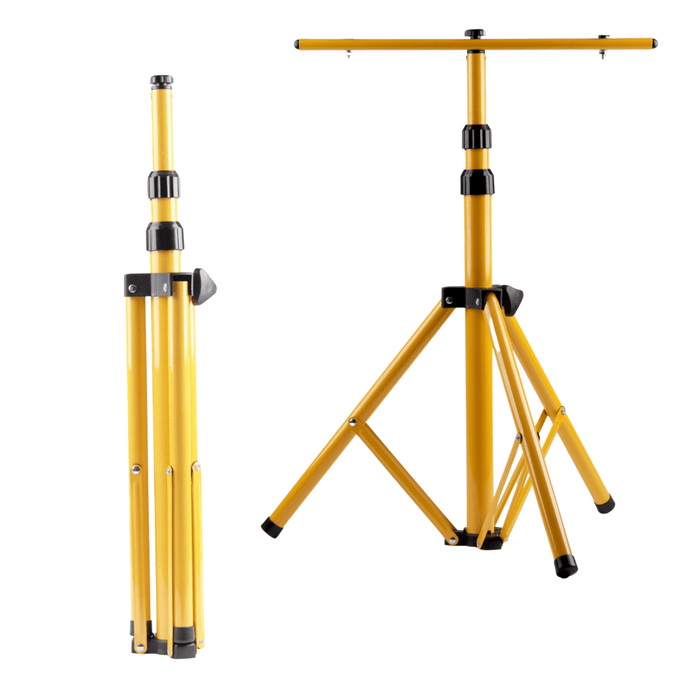 trepied proiectoare led, trepied reglabil, trepied de lucru cu 2 proiectoare