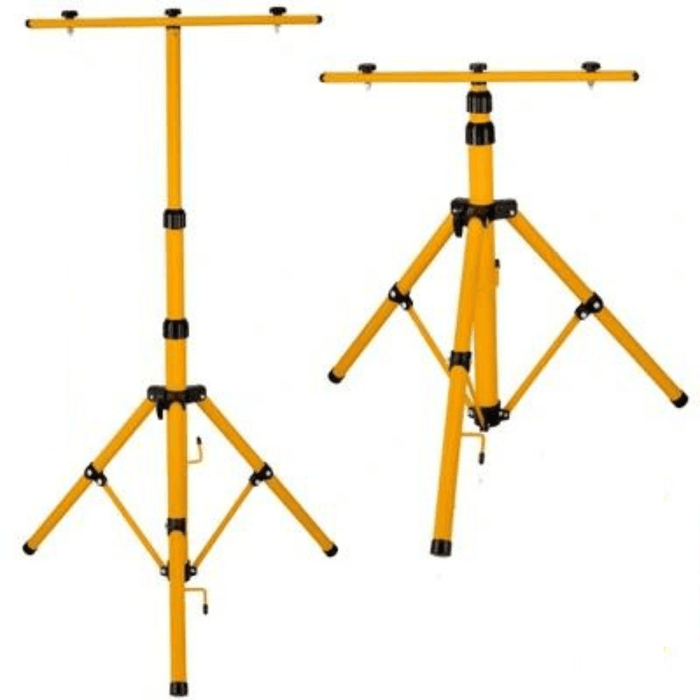 proiector trepied, reflectoare lucru cu trepied dublu, trepied pentru proiectoare, trepied proiectoare dedeman